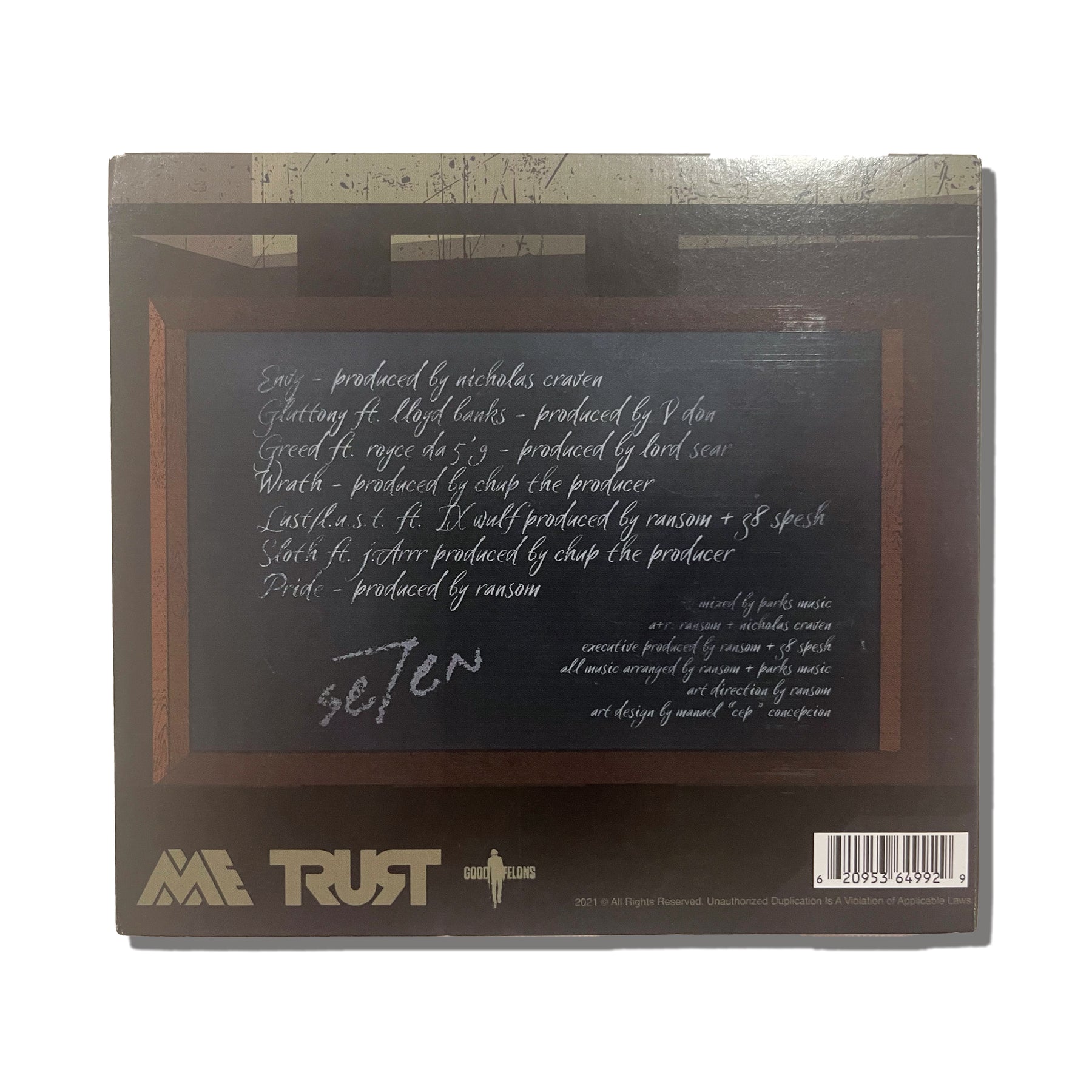 Ransom - Se7en Limited Edition Cassette & CD – Goodfelons Records